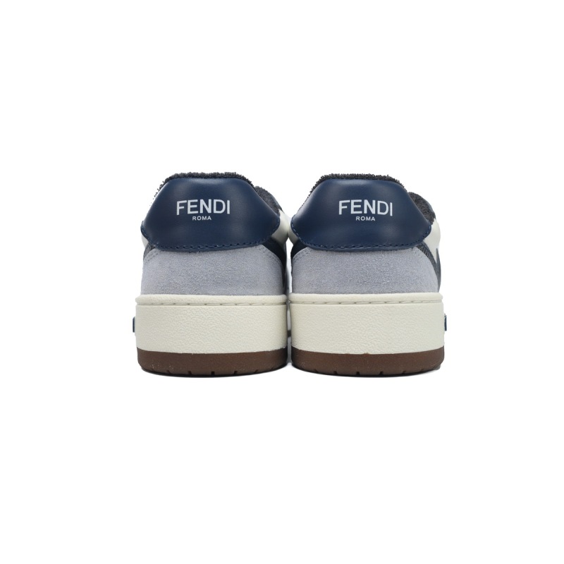 EM Sneakers Fendi Match Light Blue White