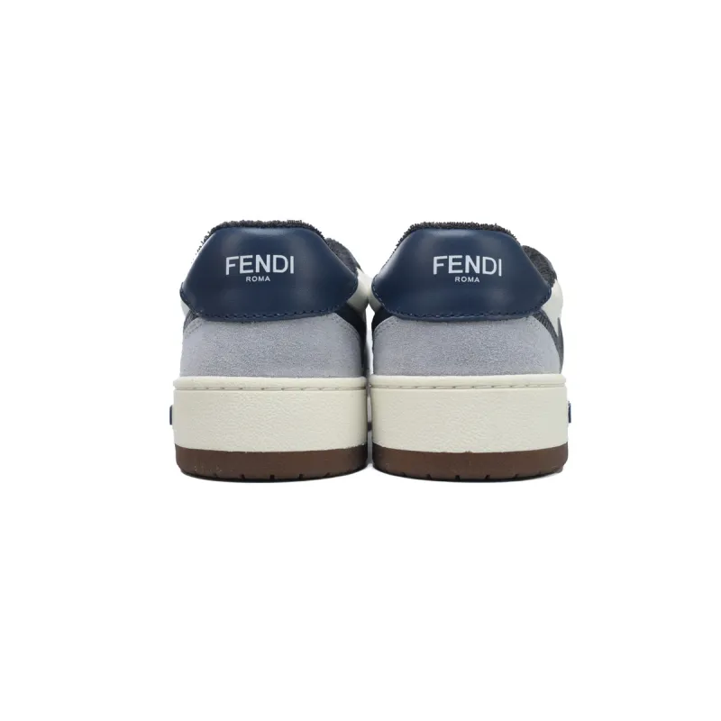 EM Sneakers Fendi Match Light Blue White