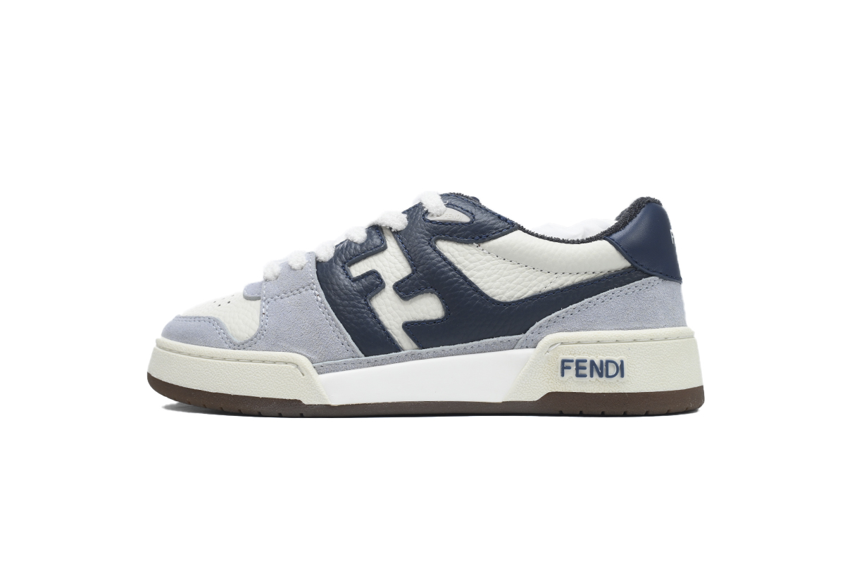 EM Sneakers Fendi Match Light Blue White