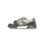 EM Sneakers Fendi Match Low Top Grey Suede