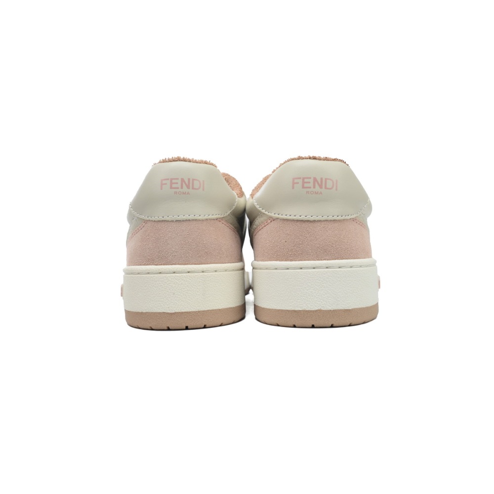 EM Sneakers Fendi Match Low Tops Pink Suede