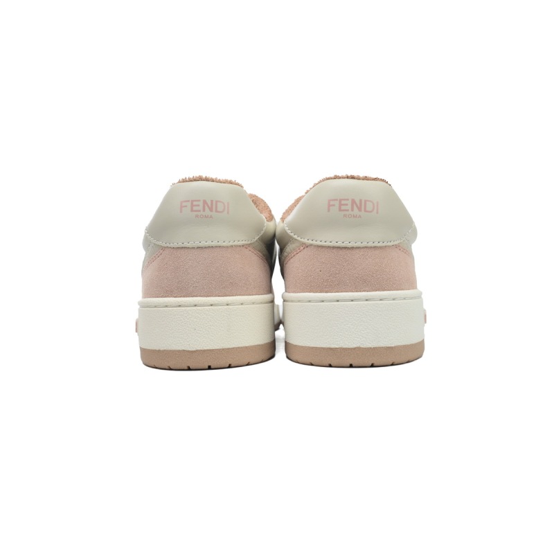 EM Sneakers Fendi Match Low Tops Pink Suede
