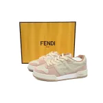 EM Sneakers Fendi Match Low Tops Pink Suede