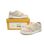 EM Sneakers Fendi Match Low Tops Pink Suede
