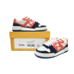 EM Sneakers Fendi Match Navy Red Suede (Women's)