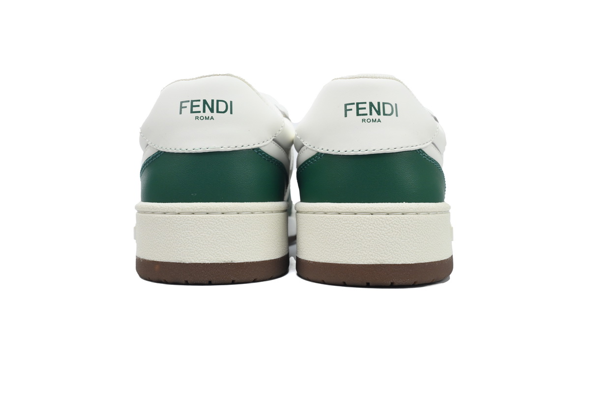 EM Sneakers Fendi Match White Green