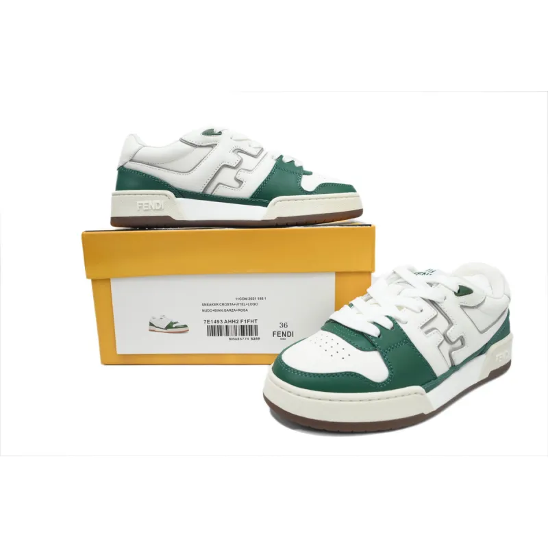EM Sneakers Fendi Match White Green