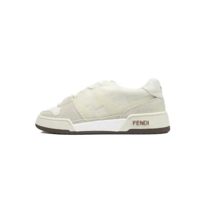 EM Sneakers Fendi Match White Ivory Dove Grey 01