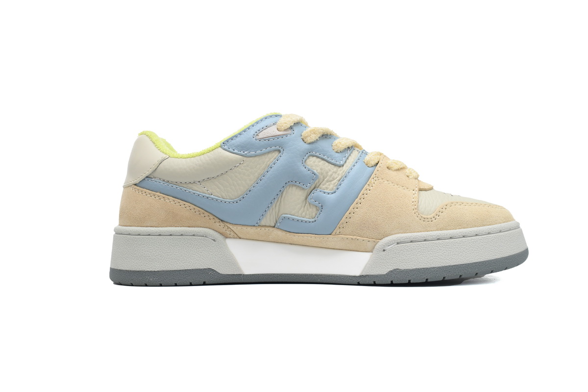 EM Sneakers Fendi Match Yellow Suede