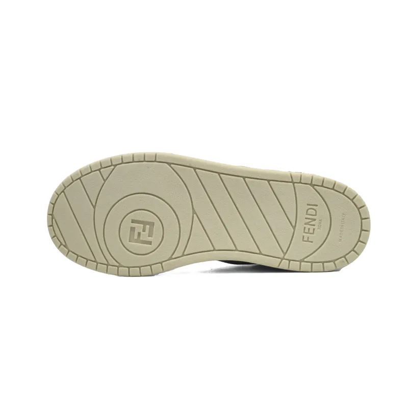 EM Snekers Fendi Match Black White Brown 