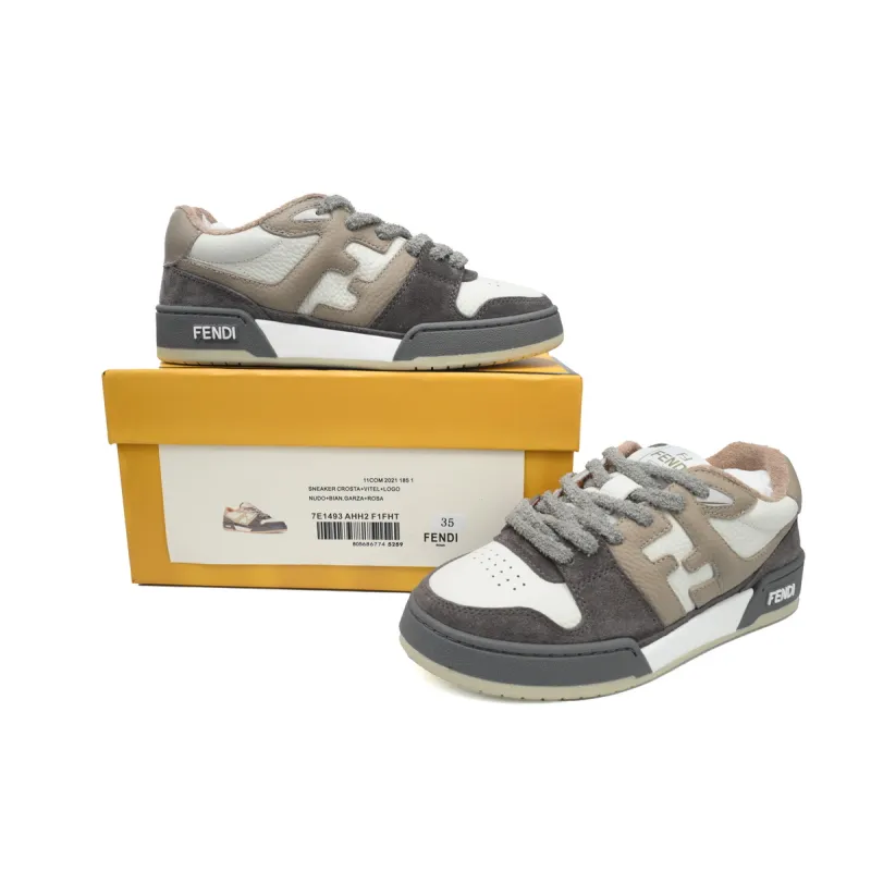 EM Snekers Fendi Match Black White Brown 