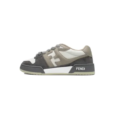 EM Snekers Fendi Match Black White Brown  01