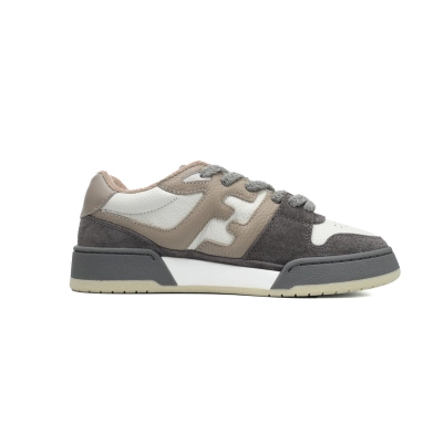 EM Snekers Fendi Match Black White Brown  02