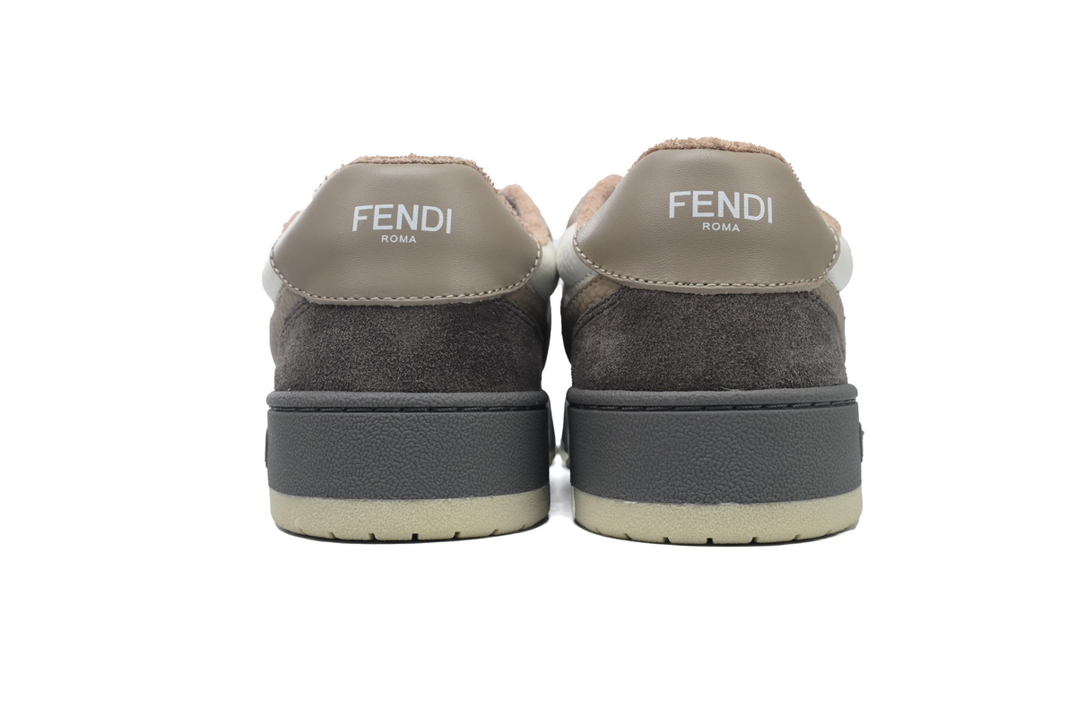 EM Snekers Fendi Match Black White Brown 