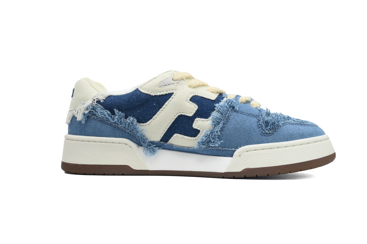 EM Sneakers Fendi Match Blue Jeans