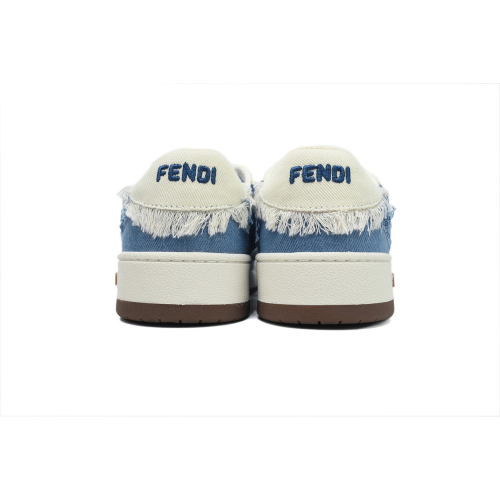 EM Sneakers Fendi Match Blue Jeans