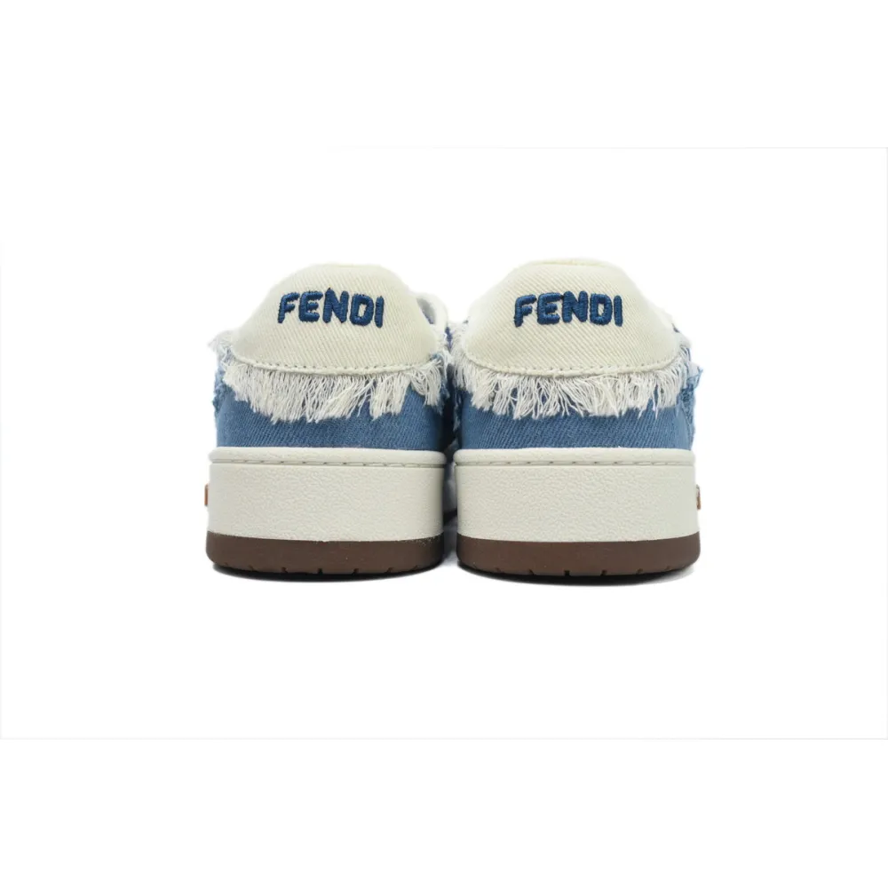 EM Sneakers Fendi Match Blue Jeans