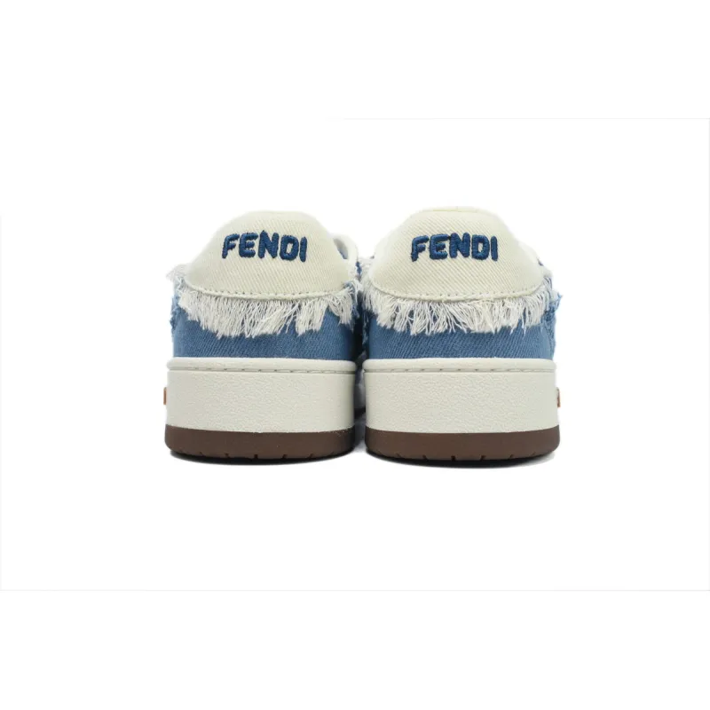 EM Sneakers Fendi Match Blue Jeans