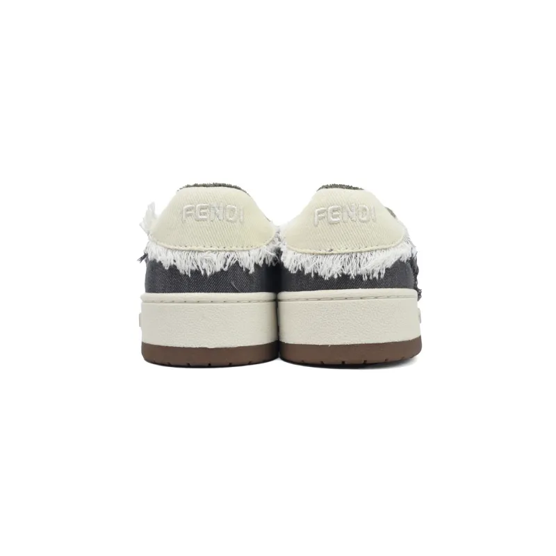 EM Sneakers Fendi Match Green Jeans