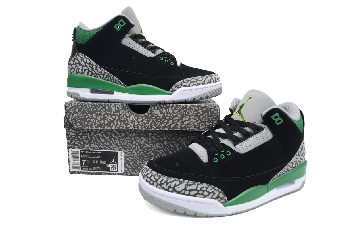EM Sneakers Jordan 3 Retro Pine Green