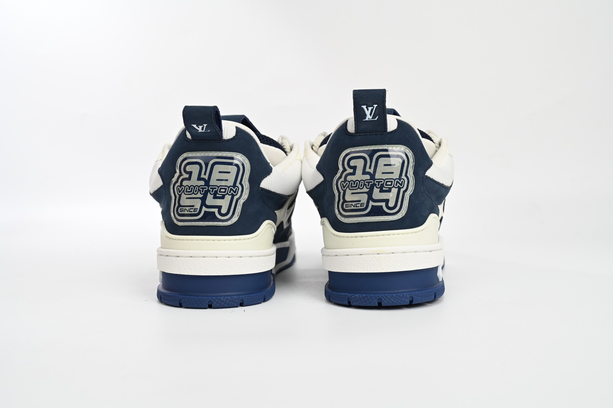 EM Sneakers Louis Vuitton LV Skate Sneaker Marine White