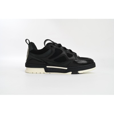 EM Sneakers Louis Vuitton LV Skate Sneaker Black White 02
