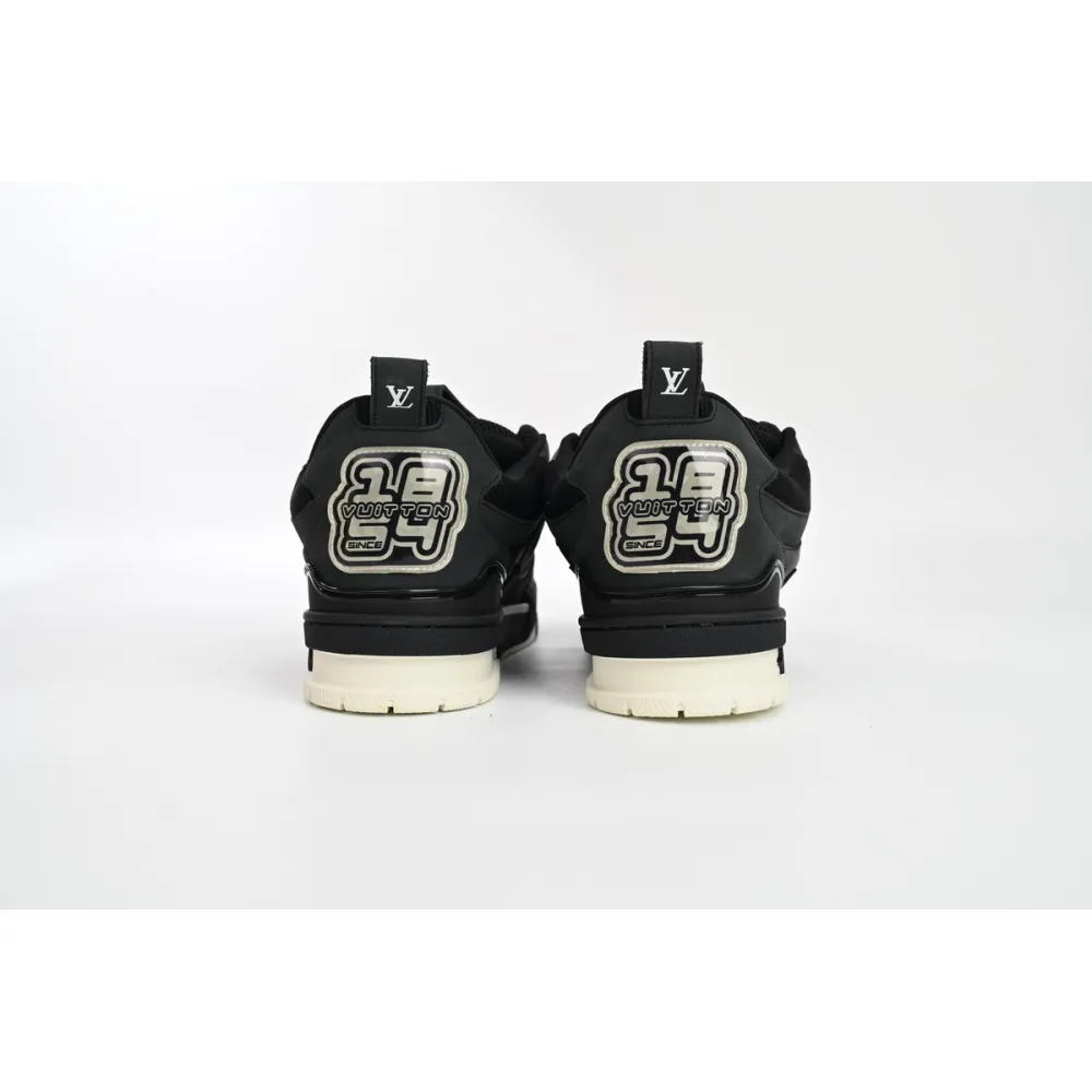 EM Sneakers Louis Vuitton LV Skate Sneaker Black White