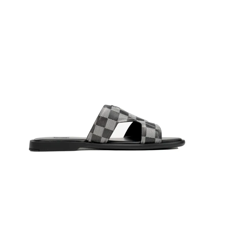 EM Sneakers Louis Vuitton Sandals Black And White Checkerboard