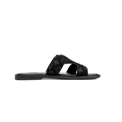 EM Sneakers Louis Vuitton Oasis Mules Black Cloth 02