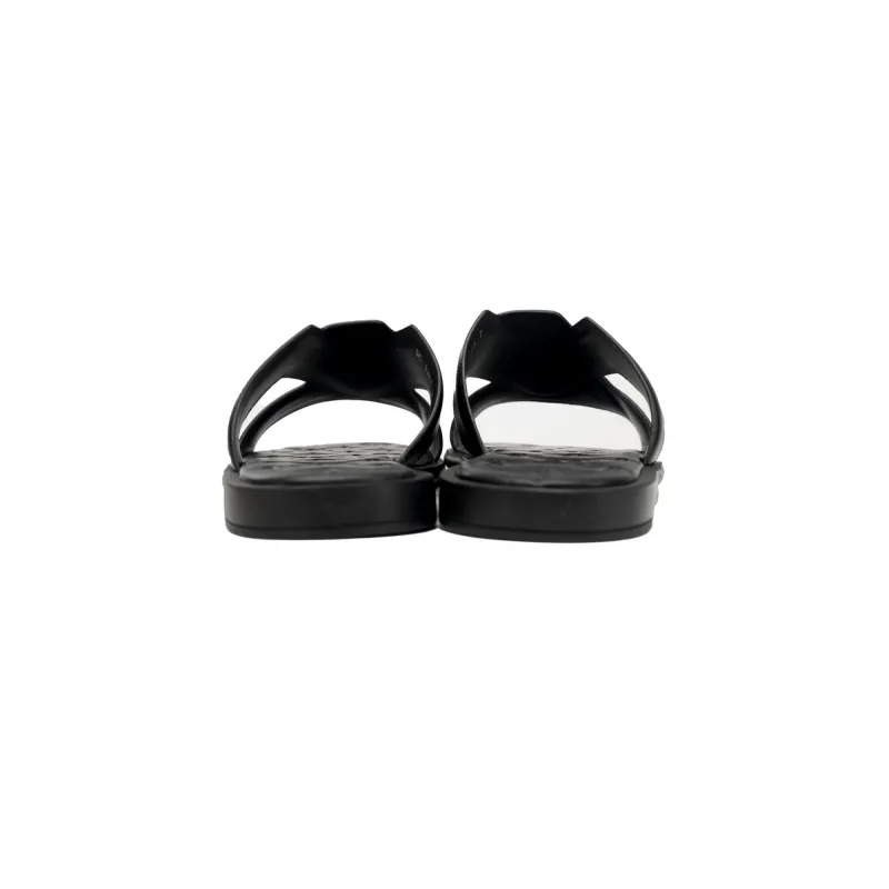 EM Sneakers Louis Vuitton Sandals Black Embossing