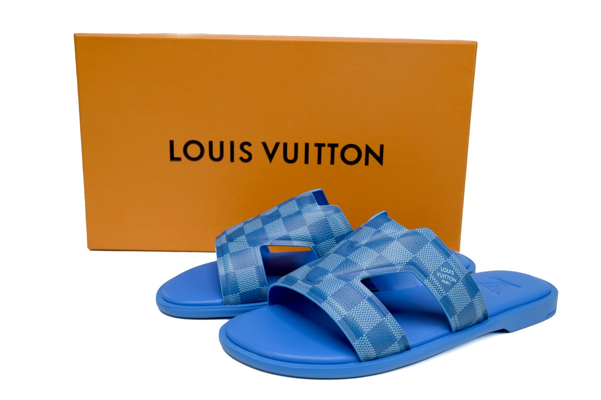 EM Sneakers Louis Vuitton Oasis Mules Blue Grid