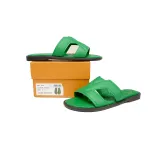 EM Sneakers Louis Vuitton Sandals Green Glossy Surface