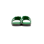 EM Sneakers Louis Vuitton Sandals Green Glossy Surface