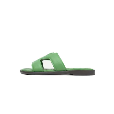 EM Sneakers Louis Vuitton Sandals Green Glossy Surface 01