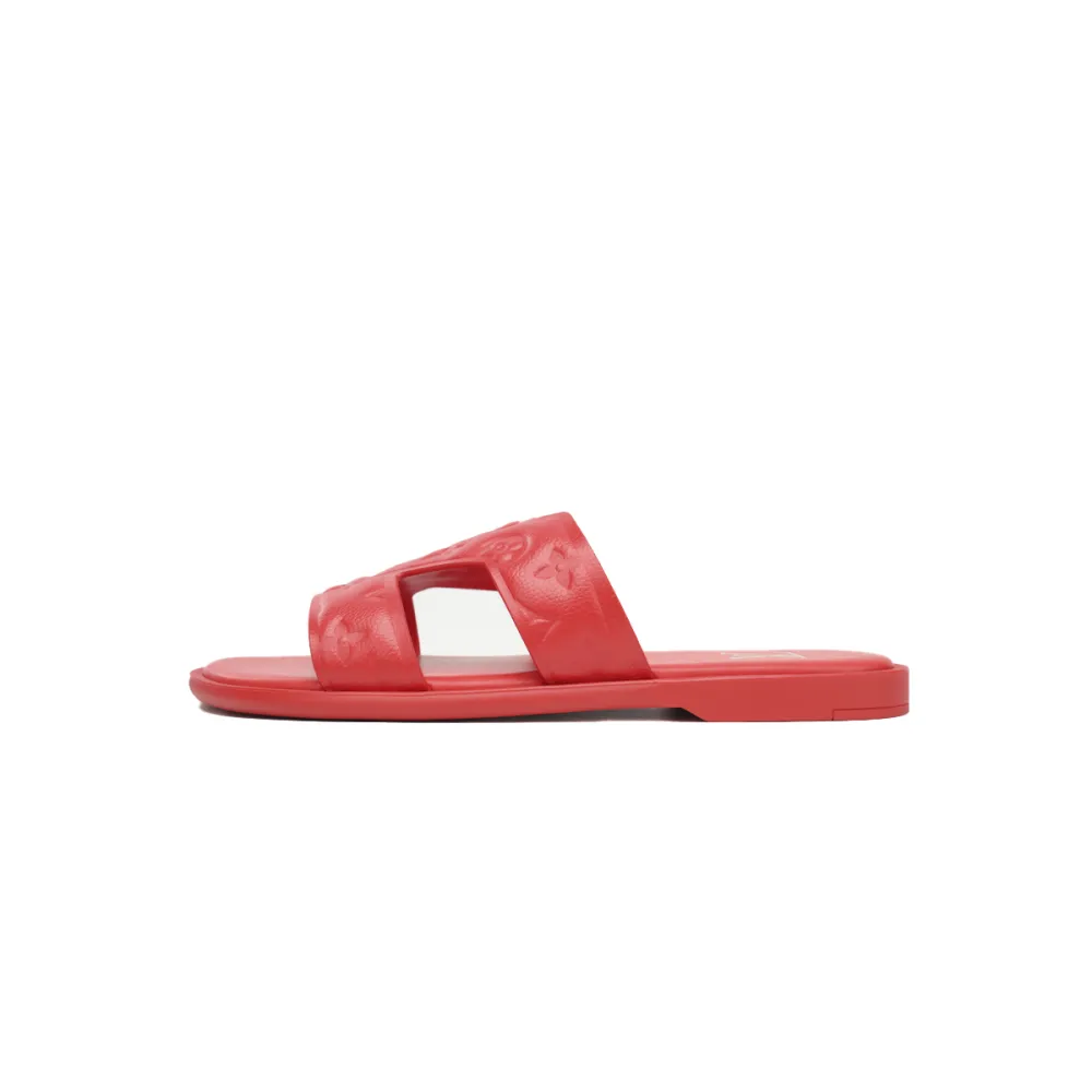 EM Sneakers Louis Vuitton Sandals Red Embossing