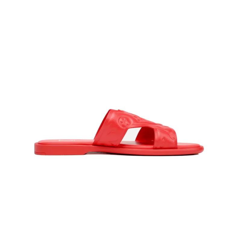 EM Sneakers Louis Vuitton Sandals Red Embossing