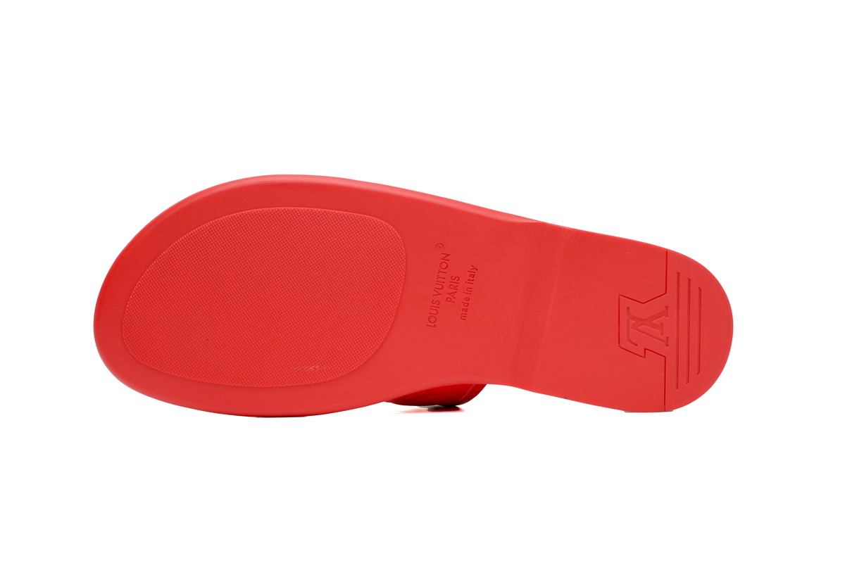EM Sneakers Louis Vuitton Oasis Mules Red Embossing