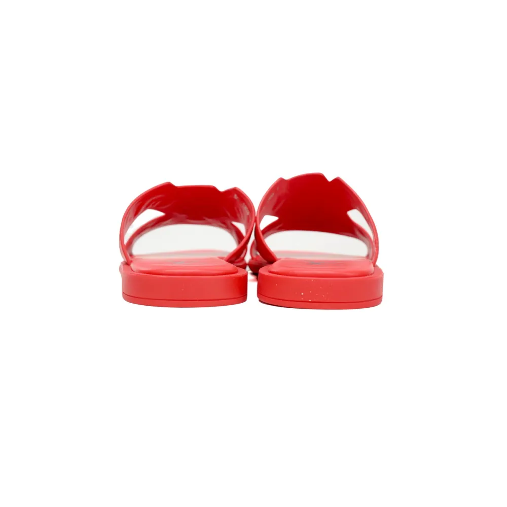 EM Sneakers Louis Vuitton Sandals Red Embossing