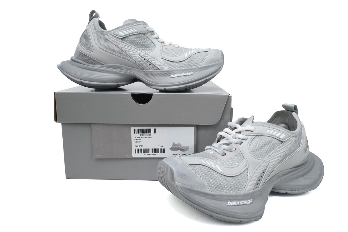 EM Sneakers Balenciaga Circuit Sneaker 'Worn-Out - Grey'