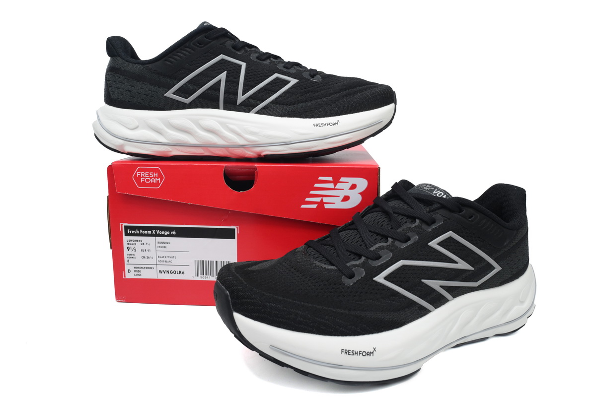 EM Sneakers New Balance Fresh Foam X Vongo v6 'Black and White'