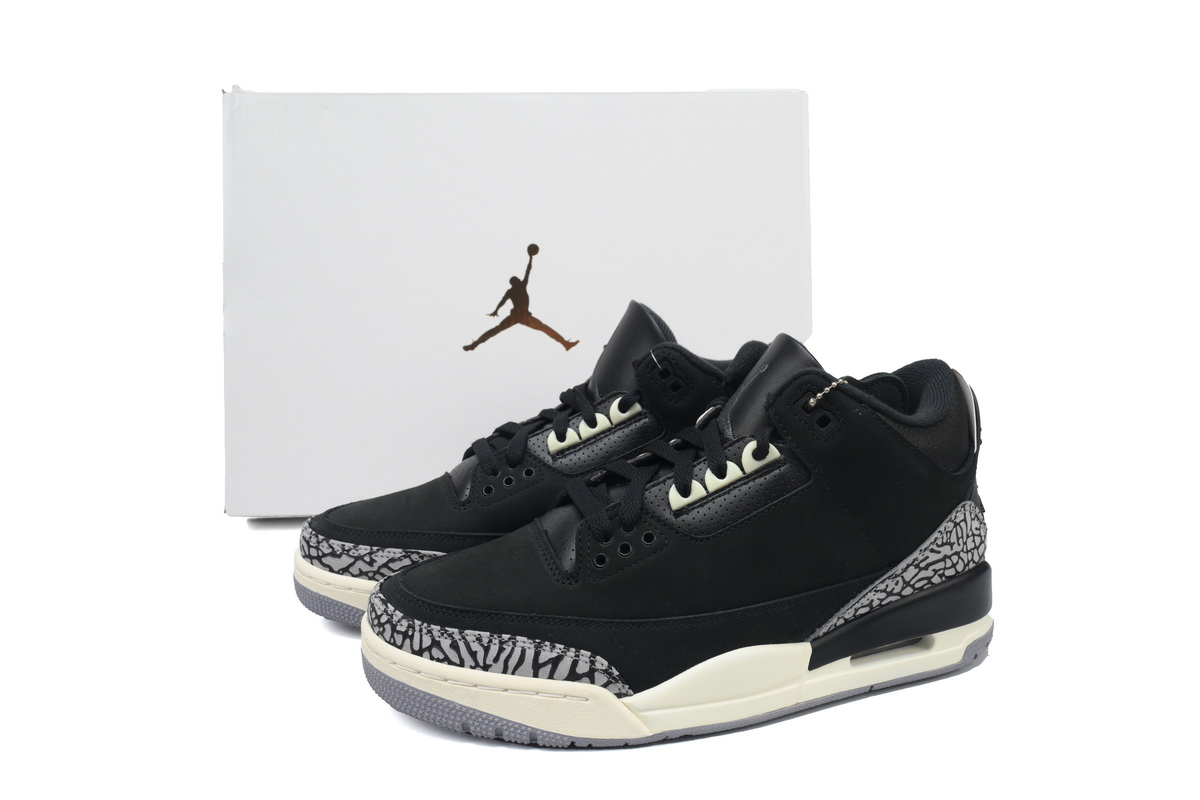 EM Sneakers Jordan 3 Retro Off Noir