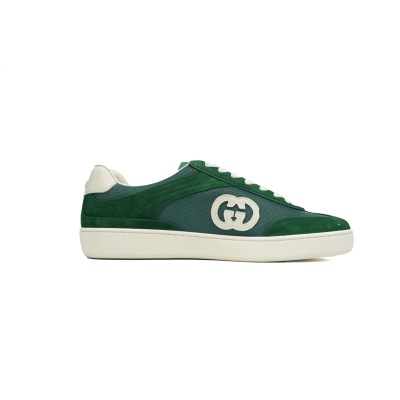 EM Sneakers Gucci Interlocking Green suede 02