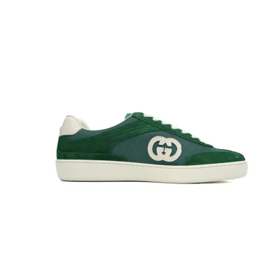 EM Sneakers Gucci Interlocking Green suede 02