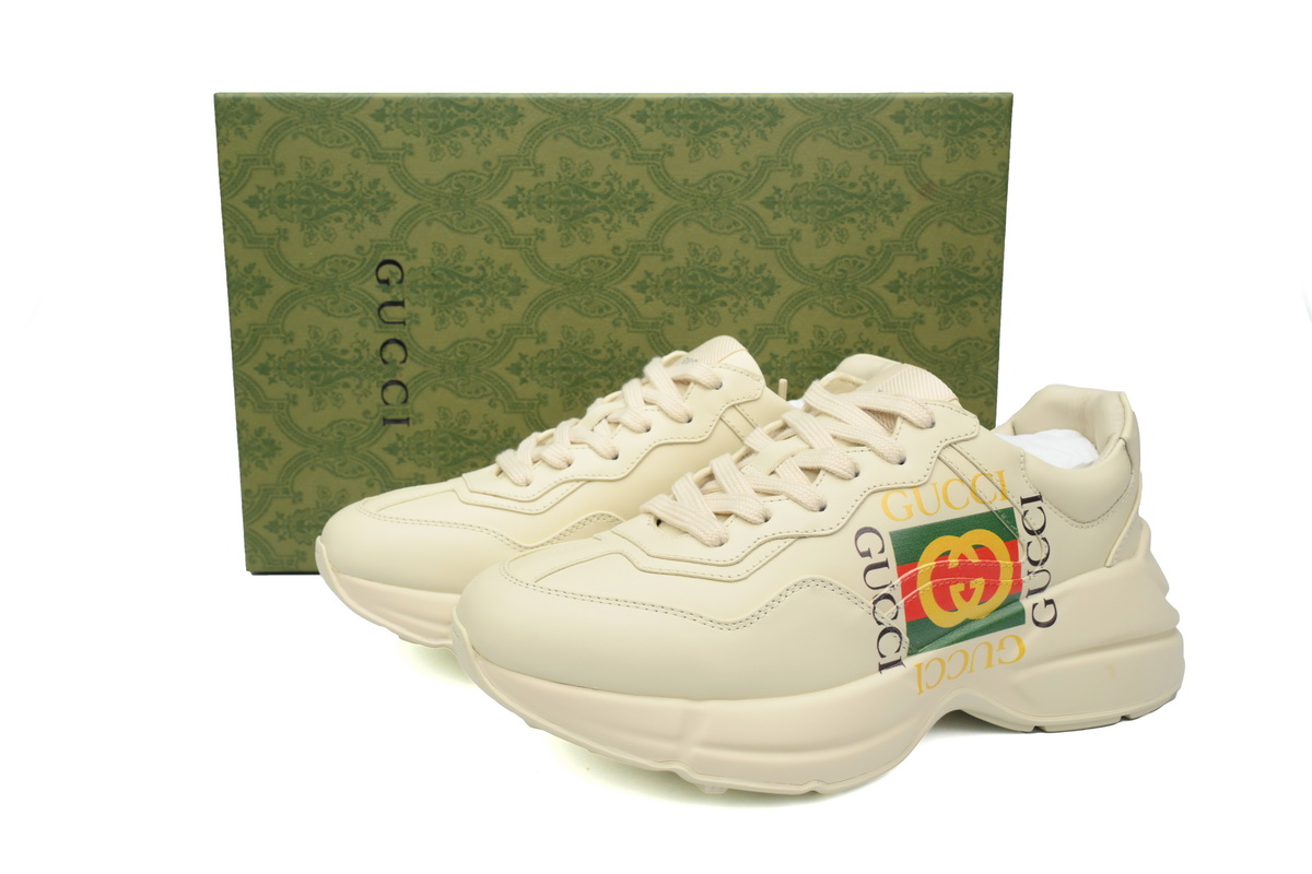 EM Sneakers Gucci Rhyton Logo Ivory