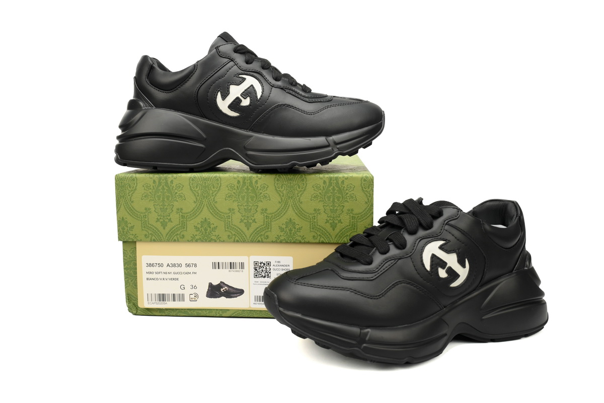 EM Sneakers Gucci Rython Batman Black 