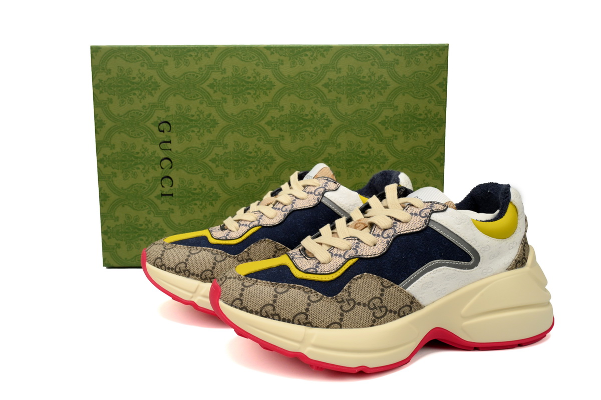 EM Sneakers Gucci Rhyton Beige Ebony