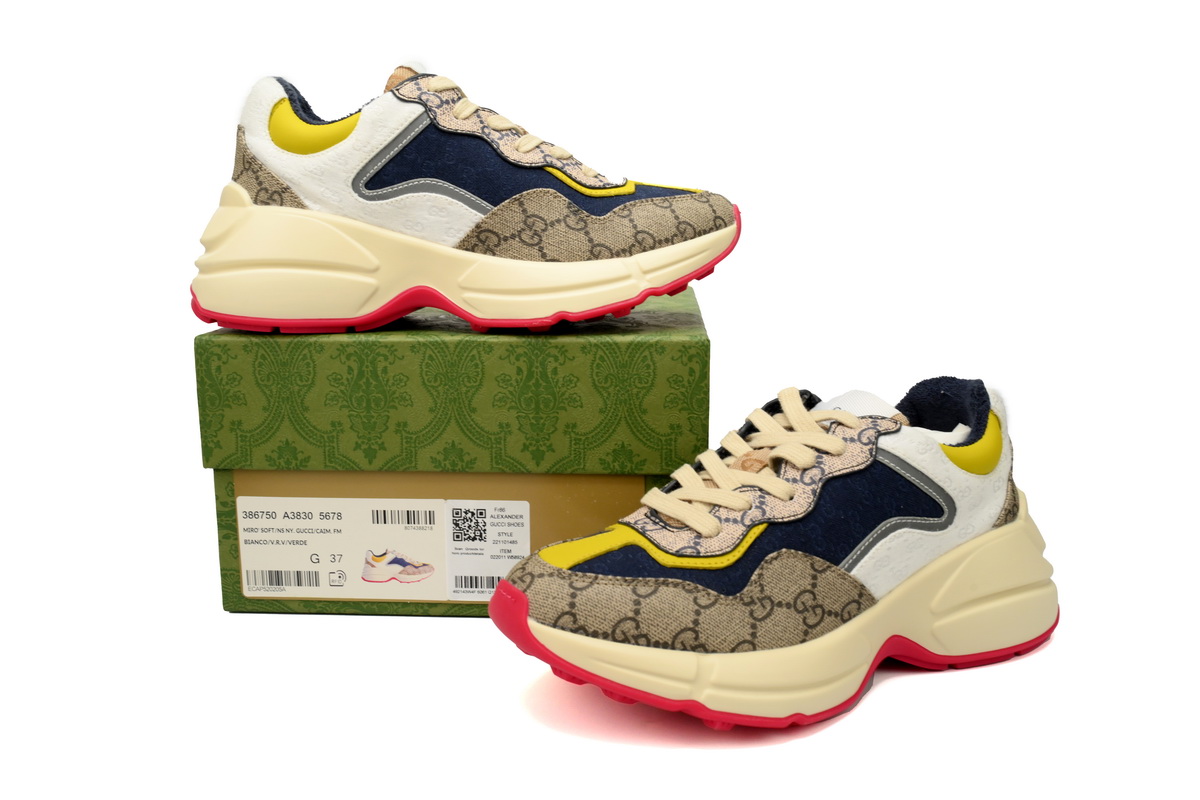 EM Sneakers Gucci Rhyton Beige Ebony