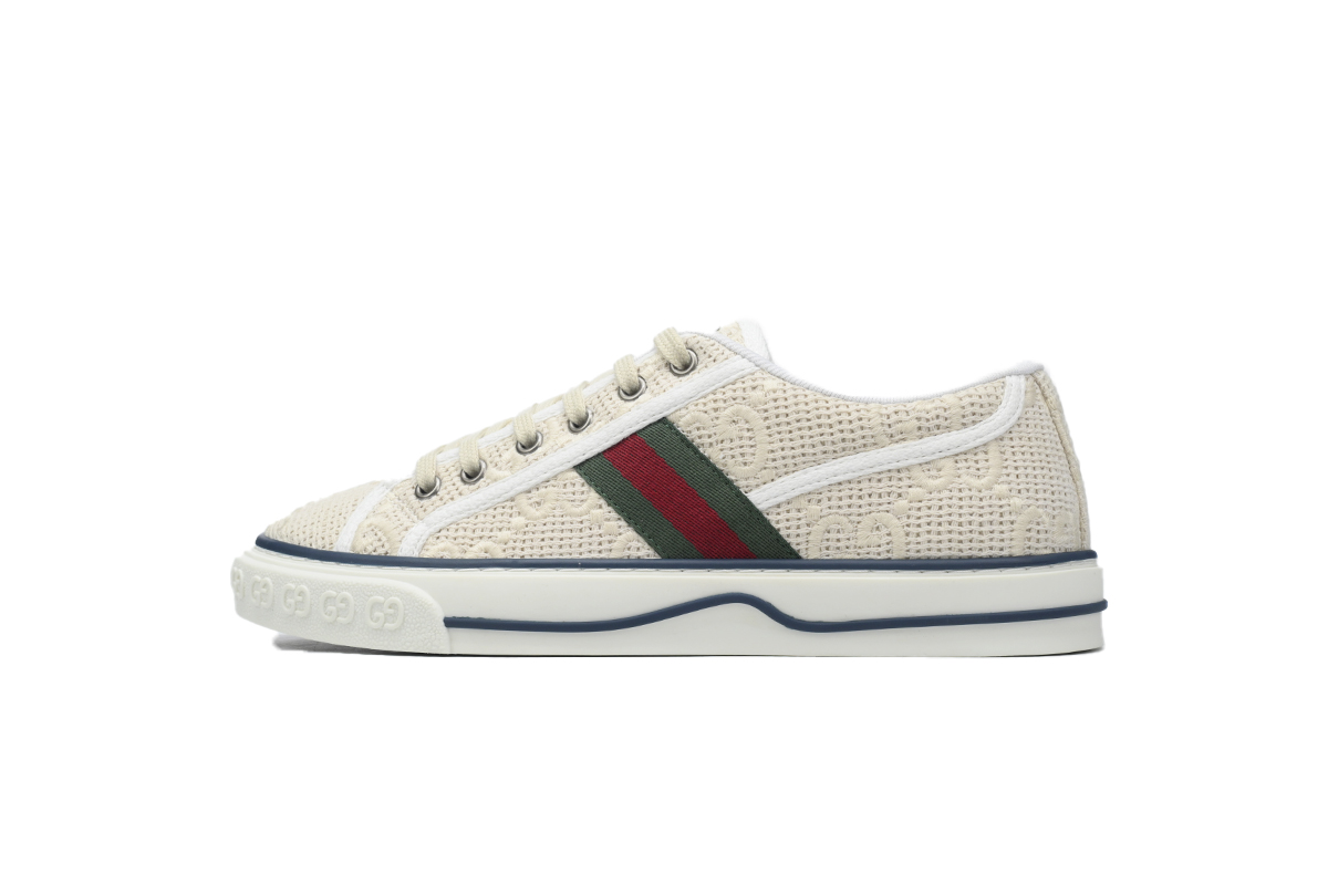 EM Sneakers Gucci Tennis 1977 GG Logo White Multi