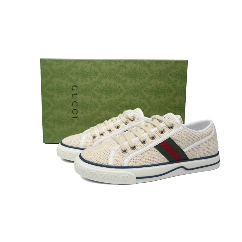 EM Sneakers Gucci Tennis 1977 GG Logo White Multi