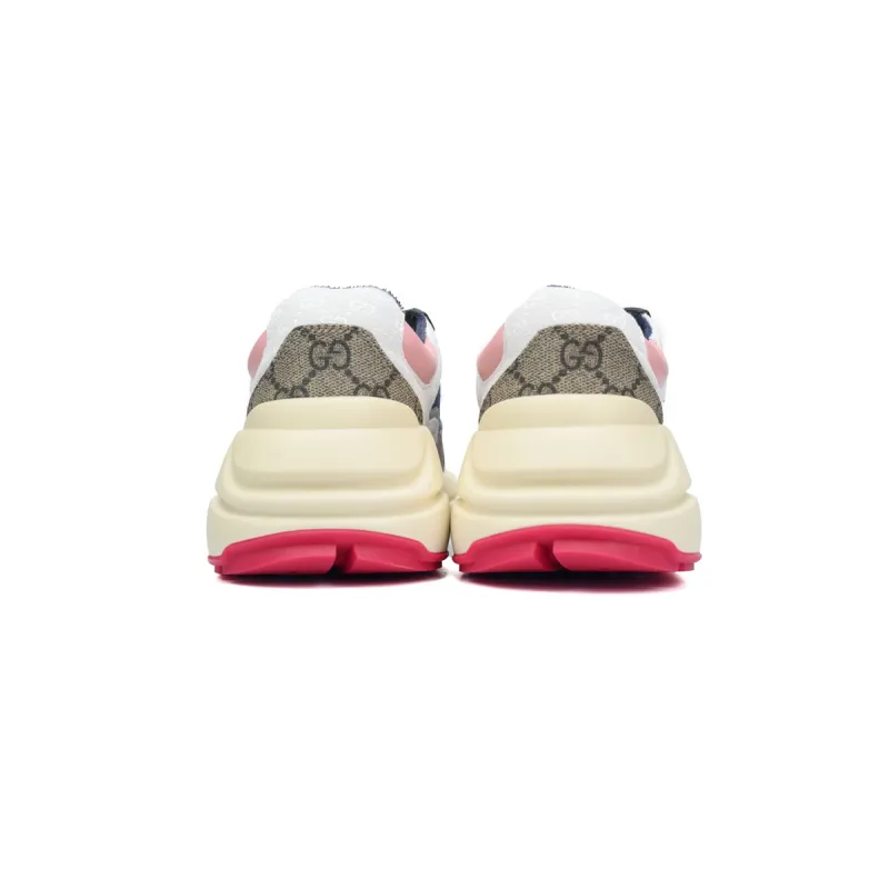 EM Sneakers Gucci Rython Beige Ebony Pink
